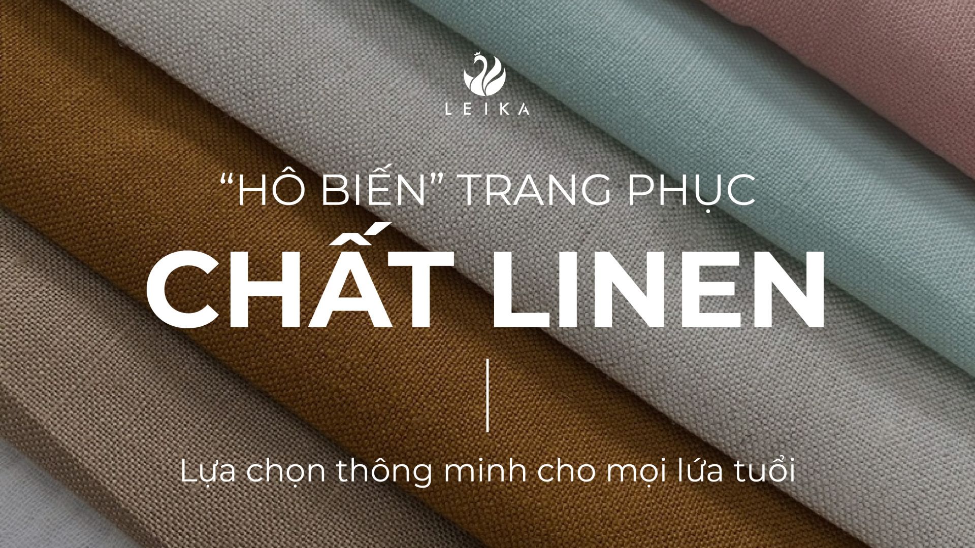 "Hô biến" trang phục chất linen - Lựa chọn thông minh cho mọi lứa tuổi