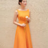 Đầm xoè cutout buộc đai eo