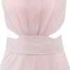 Đầm xoè cutout buộc đai eo