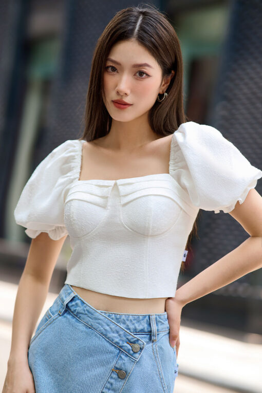 Áo kiểu CT croptop cúp ngực