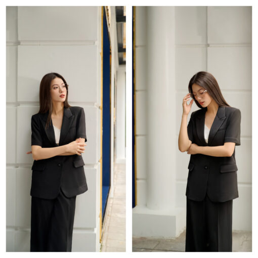 Áo Blazer CT vạt cong
