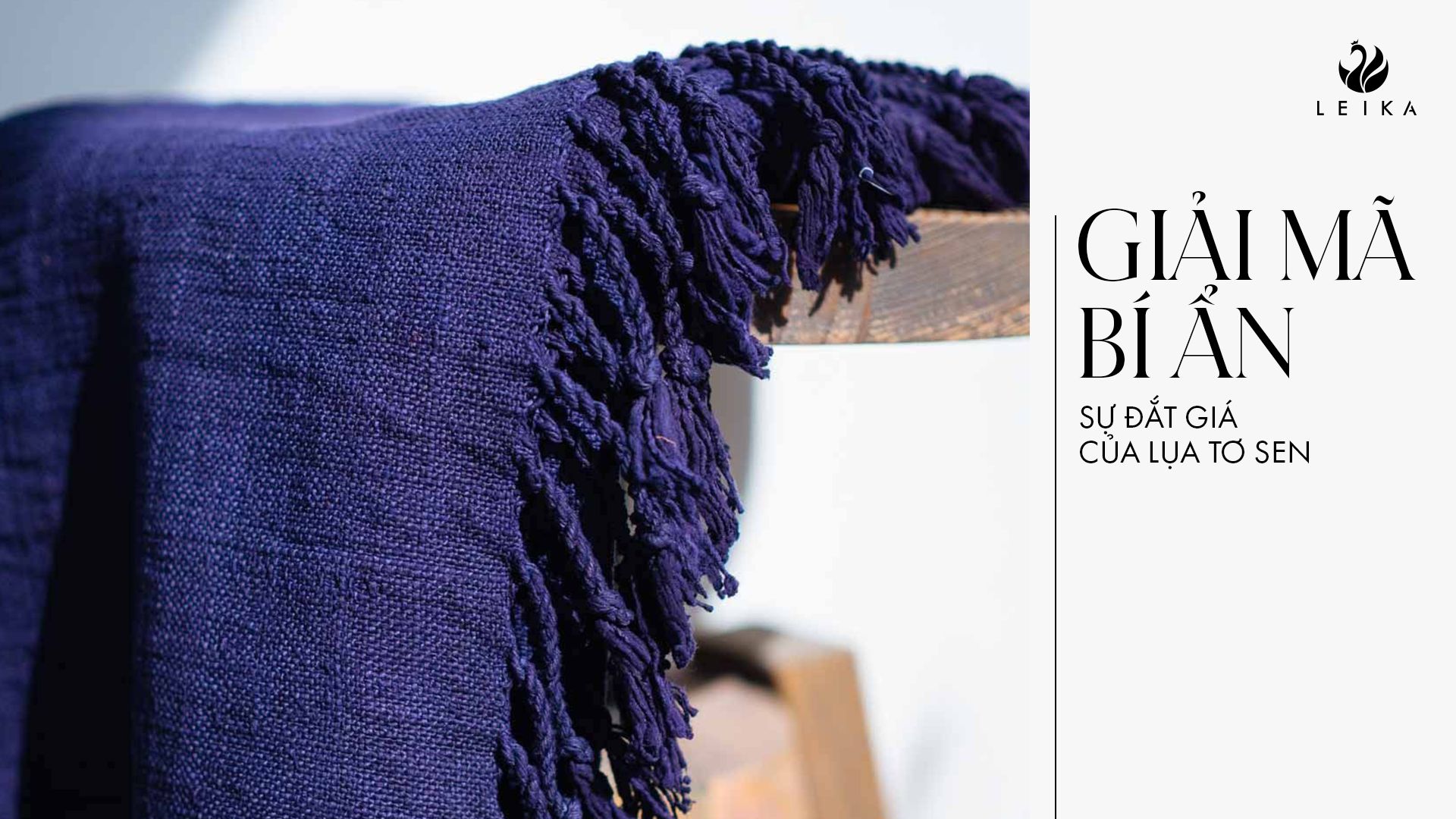 Giải mã bí ẩn sự đắt giá của lụa tơ sen