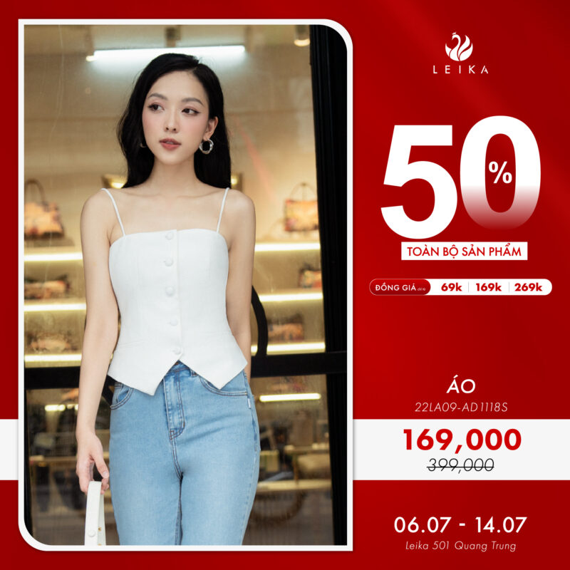 LEIKA QUANG TRUNG - OUTLET SALE HƠN 50% TOÀN BỘ SẢN PHẨM