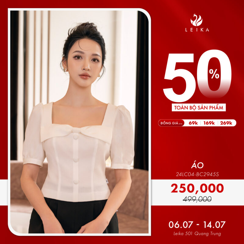 LEIKA QUANG TRUNG - OUTLET SALE HƠN 50% TOÀN BỘ SẢN PHẨM