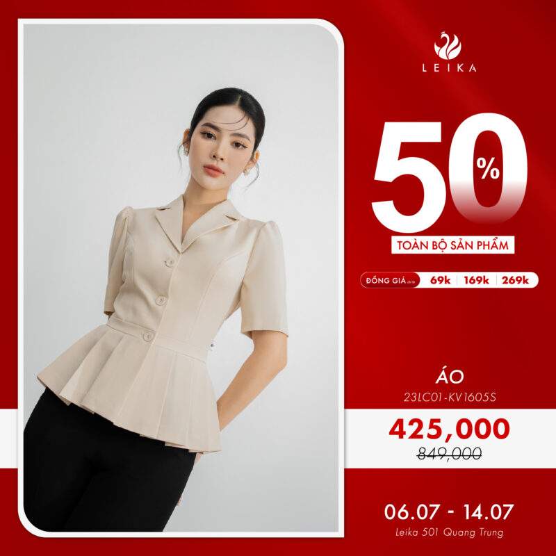 LEIKA QUANG TRUNG - OUTLET SALE HƠN 50% TOÀN BỘ SẢN PHẨM