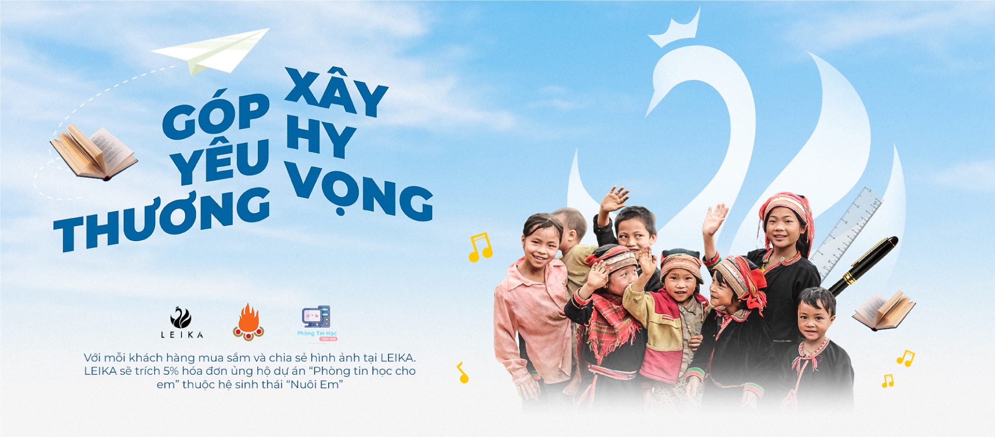 Góp yêu thương - Xây hy vọng