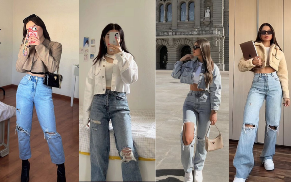 6 cách phối đồ với quần jeans rách gối nữ chất nhất 2024