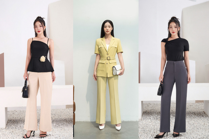 Bí mật phối đồ với quần ống loe đẹp như fashionista