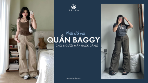 Nàng chubby có nên mặc quần baggy không? Phối đồ với quần baggy cho người mập hack dáng