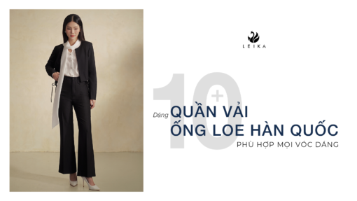 10+ dáng quần vải ống loe hàn quốc phù hợp mọi vóc dáng