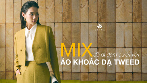 10+ công thức mix đồ đi đám cưới với áo khoác dạ tweed