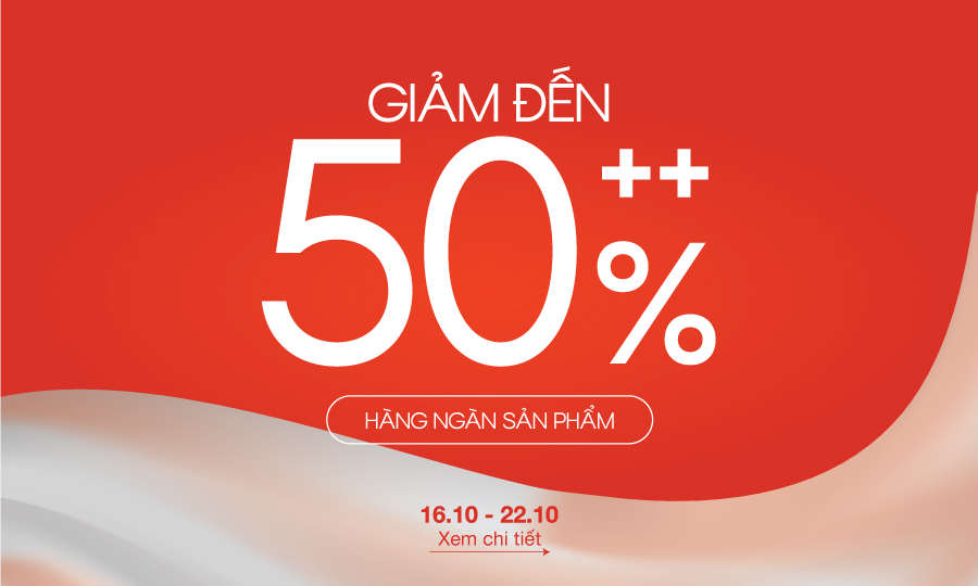 giảm 50% hàng ngàn sản phẩm