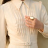 Đầm xoè draping kèm đai