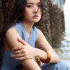 Áo khoác gile chần chỉ 1 hàng cúc