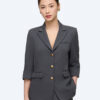 Áo vest suông LT 1 hàng cúc xẻ sau