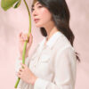 Sơ mi DT chiết tạo eo, can eo TS