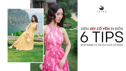 váy cổ yếm