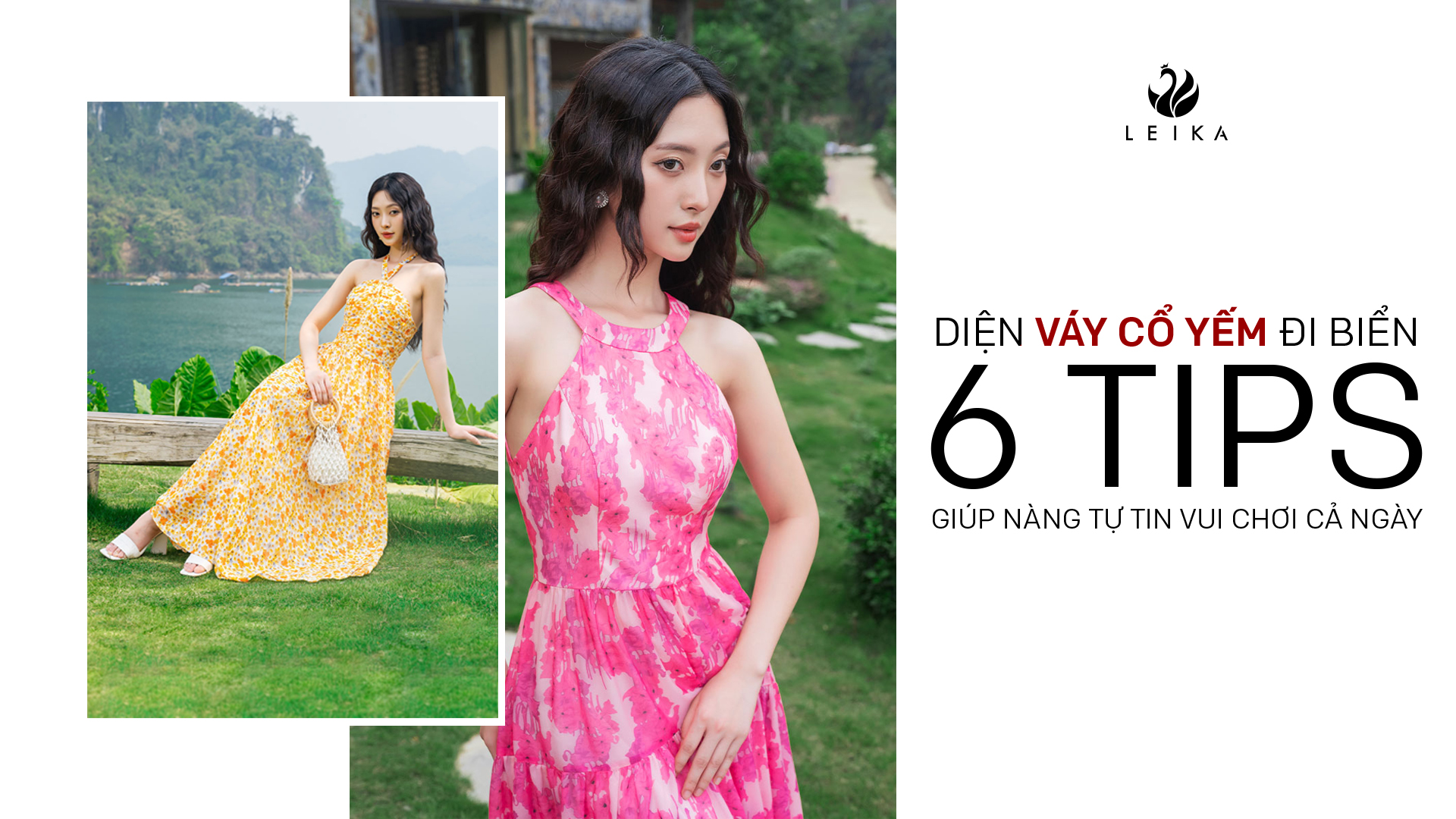 váy cổ yếm