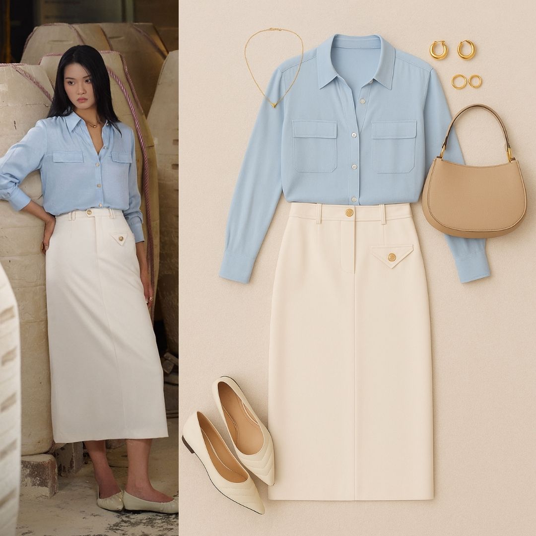 áo sơ mi dài tay suông