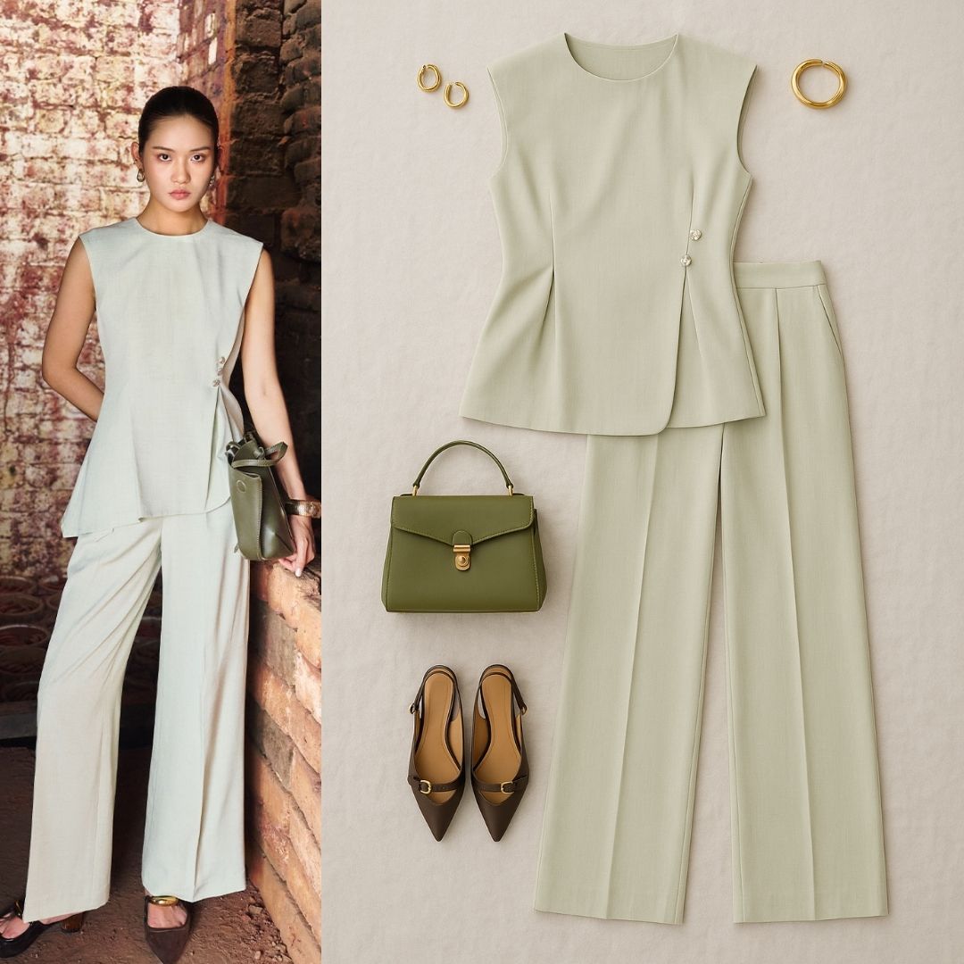 áo kiểu cổ tròn