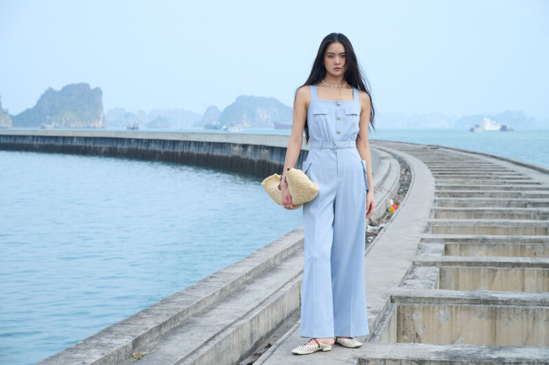 Nàng hãy né ngay Mái Pháp nếu sở hữu 3 dáng mặt sau jumpsuit dài sang trọng