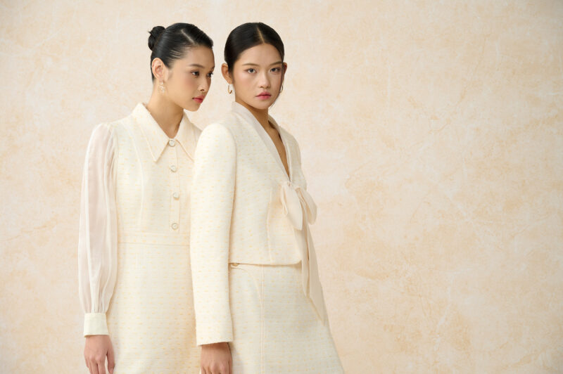 Áo thun cotton nữ và 6 tips mix đơn giản mà siêu cuốn váy trắng dự tiệc