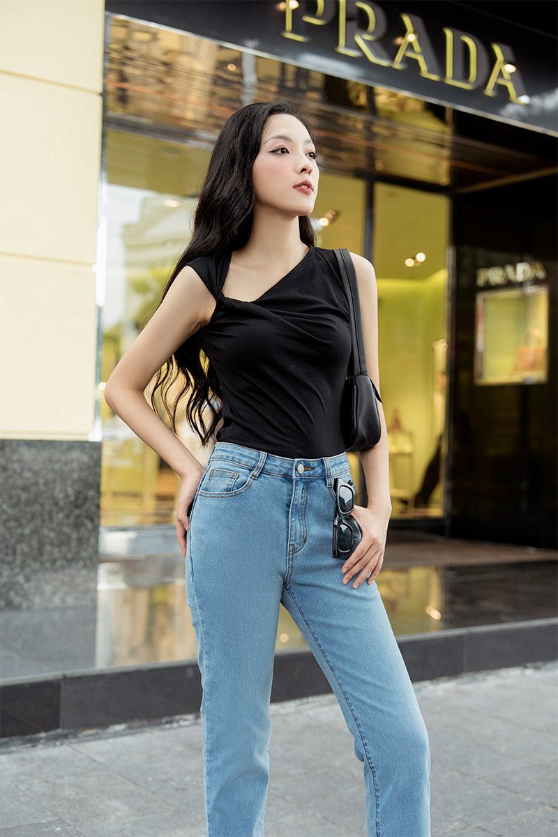 Jumpsuit ngắn: Diện sao cho không hớ hênh, thần thái ngút ngàn? áo thun cotton nữ