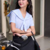 Sơ mi CT cổ thủy thủ đè dây