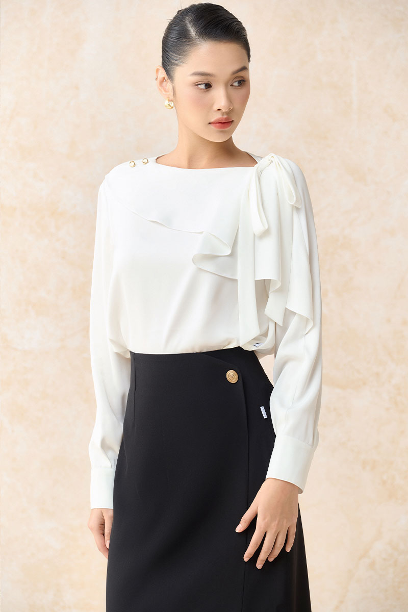 Áo thun cotton nữ và 6 tips mix đơn giản mà siêu cuốn chân váy xếp ly