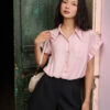 Sơ mi SN chờm vai nhúm bèo