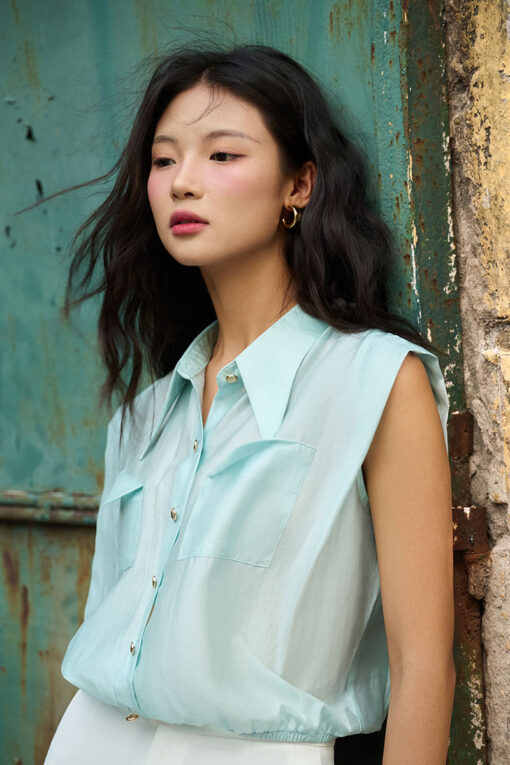 Sơ mi SN túi ốp lật chun gấu