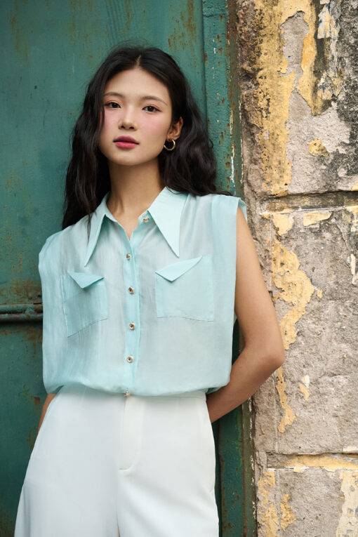 Sơ mi SN túi ốp lật chun gấu