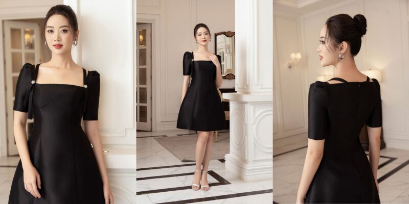 Bật mí 6 mẫu váy suông công sở đỉnh cao phong cách cho quý cô tỏa sáng váy đen dự tiệc