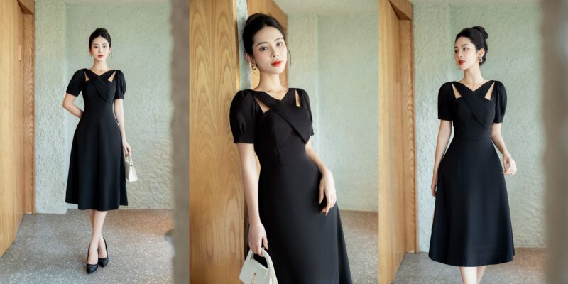 Bật mí 6 mẫu váy suông công sở đỉnh cao phong cách cho quý cô tỏa sáng váy đen dự tiệc