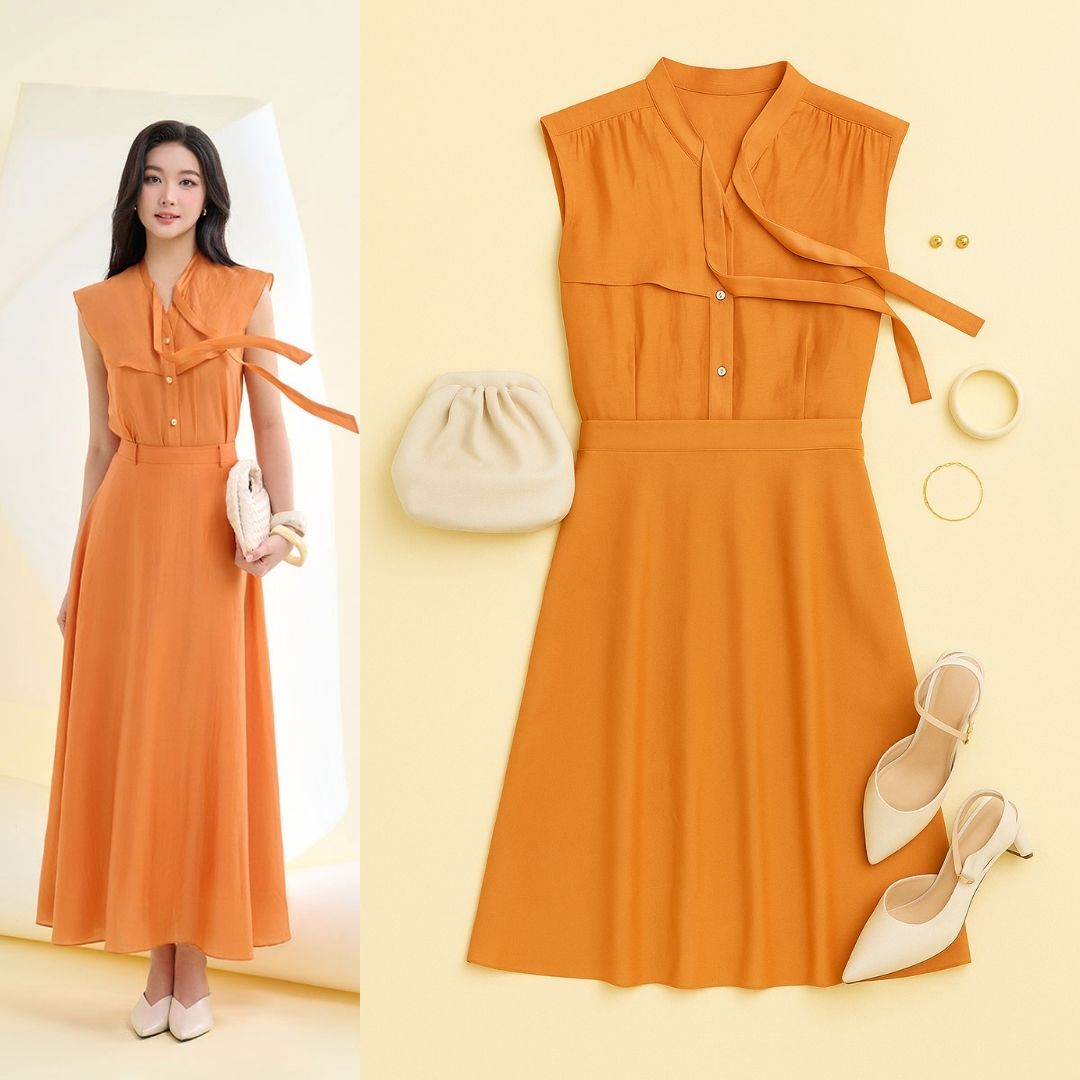 Sơ mi SN ngực bong cổ dây sơ mi sát nách