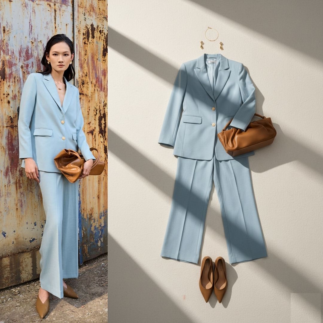 quần suông túi chéo