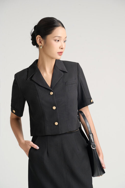 Áo vest croptop cơi ngực 1 bên