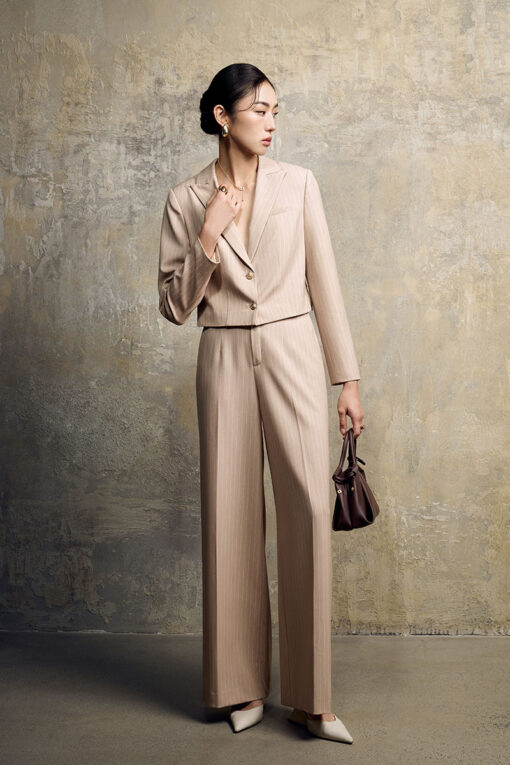 Áo vest croptop cơi ngực giả túi