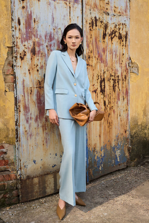 Áo vest suông túi cơi 2 viền có nắp