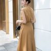 Đầm xoè SN nhúm eo, bong lưng