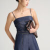Jumpsuit 2 dây giả bò diễu chỉ