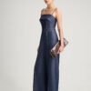 Jumpsuit 2 dây giả bò diễu chỉ