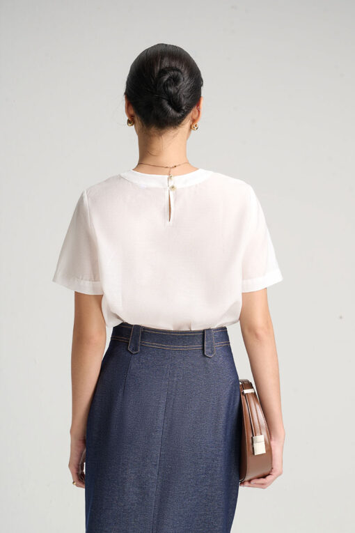 Sơ mi CT cổ tròn túi ốp ngực