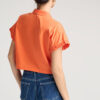 Sơ mi CT croptop tay nhúm