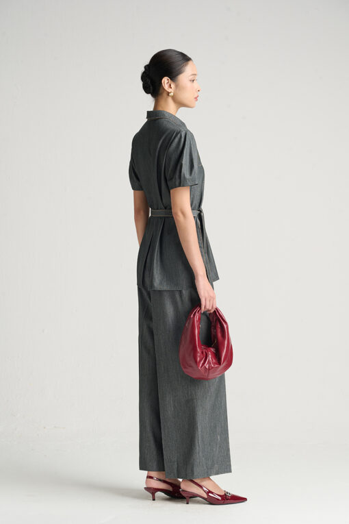 Sơ mi CT xếp ly diễu hình túi ngực