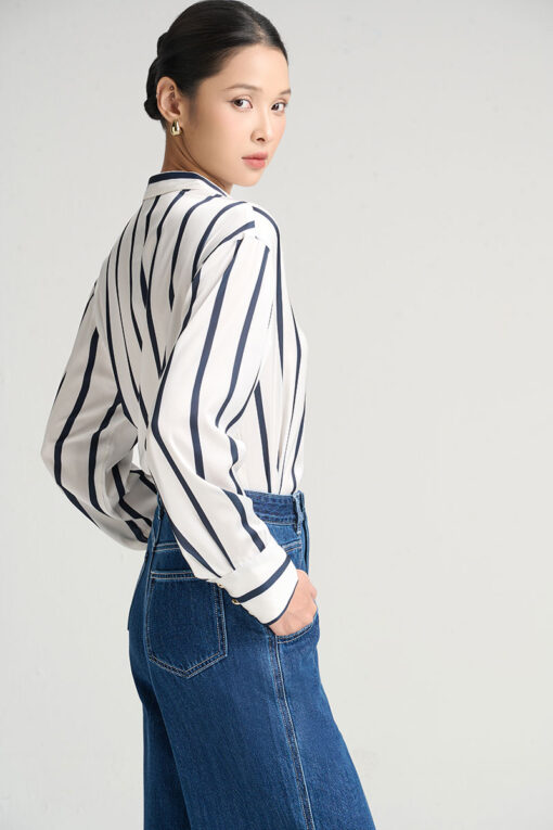 Sơ mi DT suông kẻ sọc