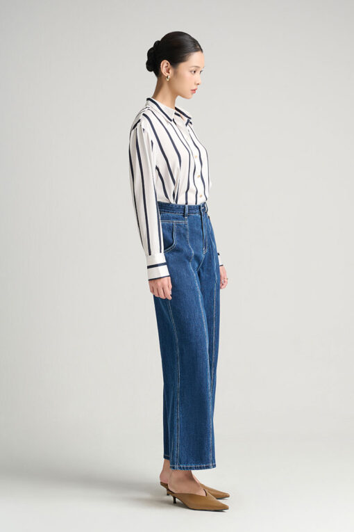 Sơ mi DT suông kẻ sọc