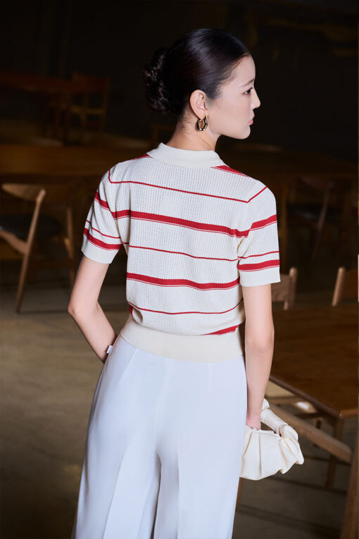 Áo Len CT, phối kẻ ngang