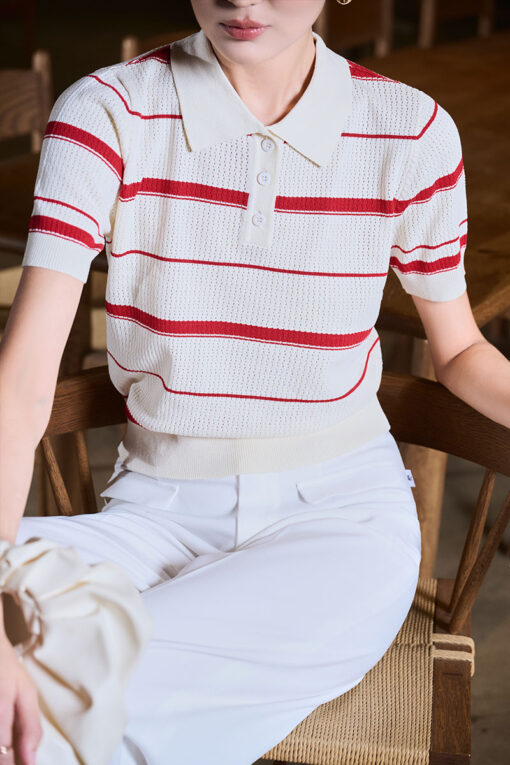 Áo Len CT, phối kẻ ngang