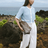 Áo kiểu LT croptop phối màu